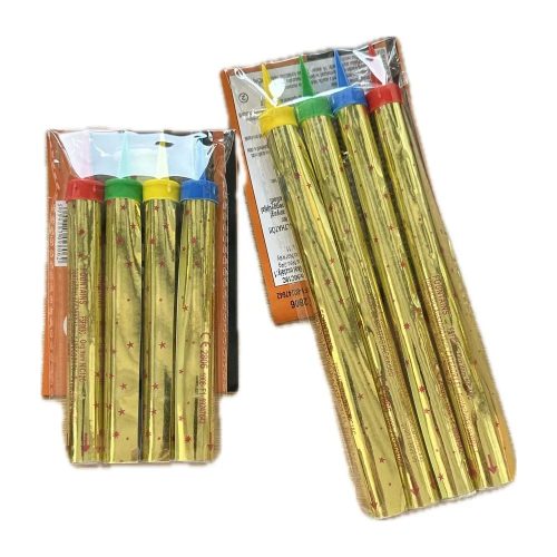 Torta tűzijáték 4 db-os, színes - 12 cm