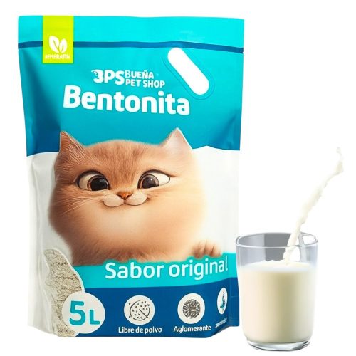 Eredeti Tejes Illatú Csomósodó Bentonit Macskaalom - 5L