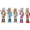 Karácsonyi Dekoratív Diótörő Figura 12cm – 5db