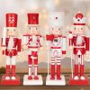 Karácsonyi Dekoratív Diótörő Figura 12cm – 4db