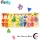 Montessori Fa Szám- és Forma Puzzle Gyerekeknek