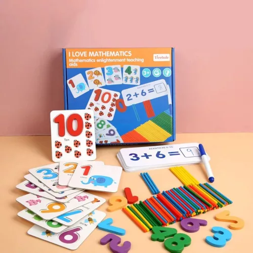 Montessori Számoló és Mennyiségfelismerő Fejlesztő Játék