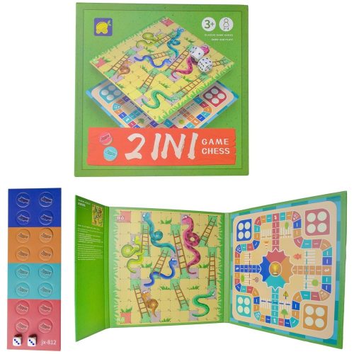  2 az 1-ben mágneses kígyósakk és repülő sakk