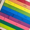 Montessori színes fa számolópálcák oktató és fejlesztő tábla