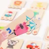 Montessori fa kép és szókirakó puzzle