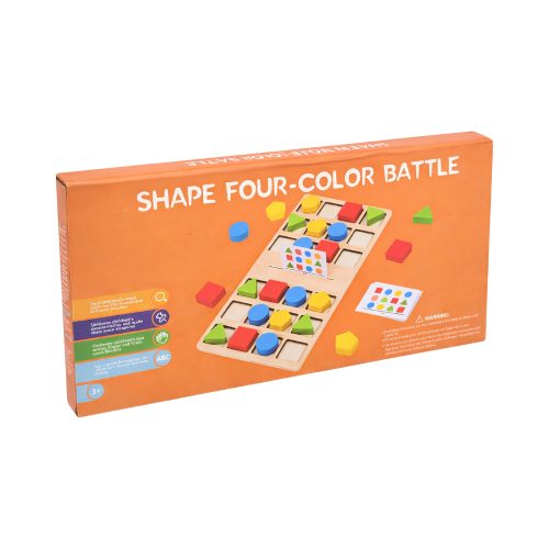 Szín- és forma kirakó logikai játék gyerekeknek