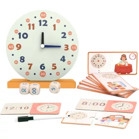Montessori időmester – Fa oktató óra gyerekeknek