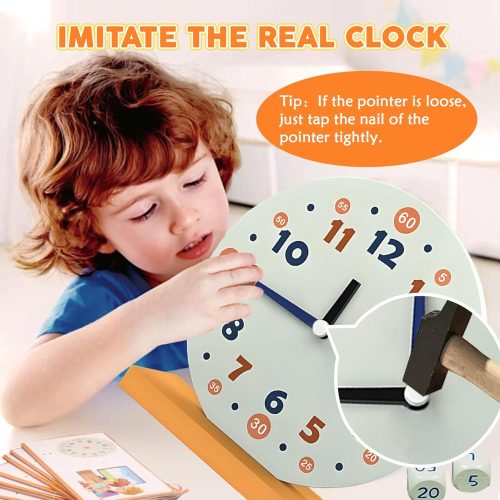 Montessori időmester – Fa oktató óra gyerekeknek