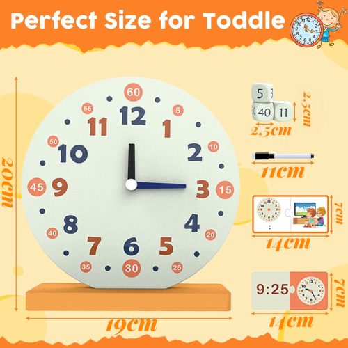 Montessori időmester – Fa oktató óra gyerekeknek