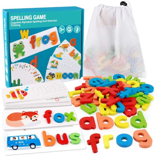 Montessori angol betűkirakó és szóképző játék gyerekeknek