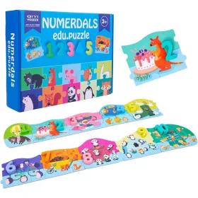 Numerdals – fa oktató számkirakó puzzle gyerekeknek