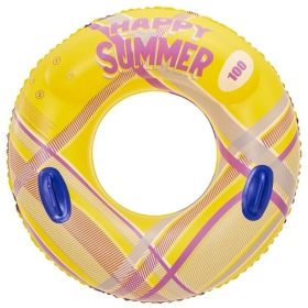   Felfújható Happy Summer Úszógumi Kapaszkodókkal– 100cm