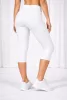 Puha tapintású 3/4-es női bambusz leggings - Fehér