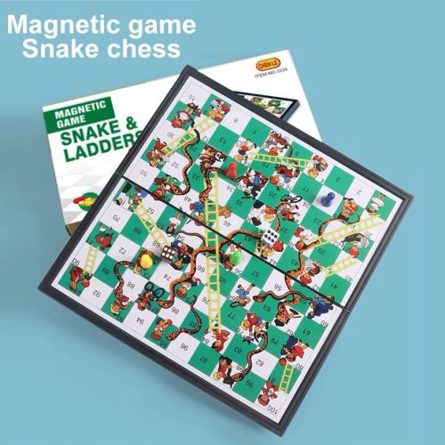 Snake & Ladders – mágneses tábla társasjáték
