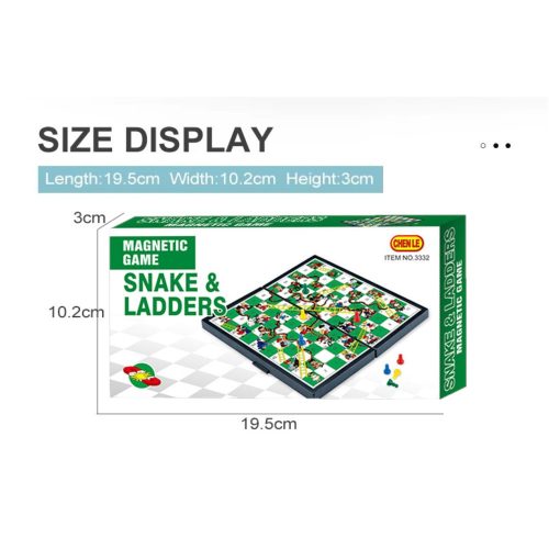 Snake & Ladders – mágneses tábla társasjáték