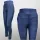 Magas derekú farmerhatású női leggings - kék