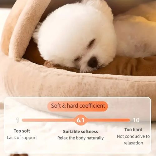 Karácsonyi sátor, puha házikó kisállatoknak - Szürke