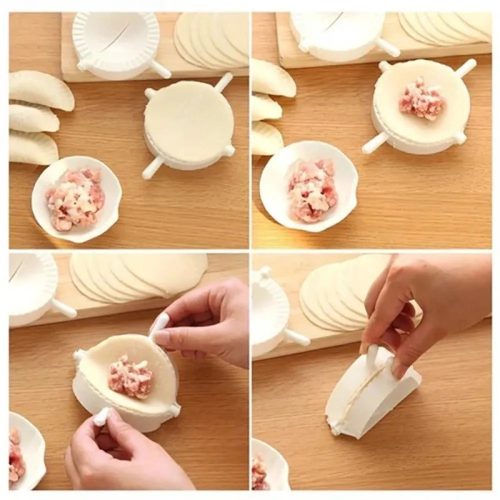 Műanyag töltött tészta, dumpling készítő - 3 db