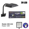 Csíptetős LED Akváriumi Lámpa –20 LED és USB csatlakozással
