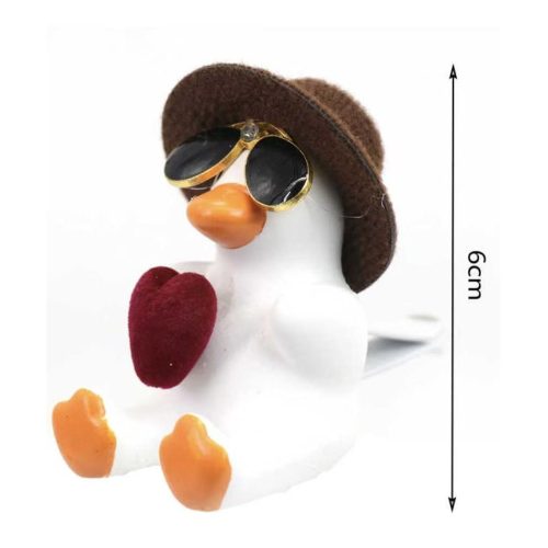 Szívecskés Kacsa Autós Légfrissítő – Aranyos Illatosító klipek 2db