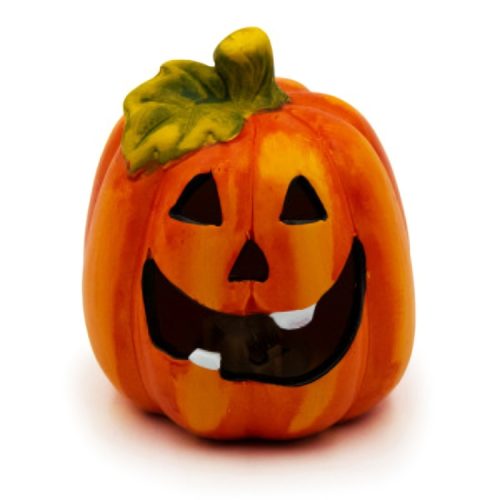 Halloween töklámpás dekoráció - 11cm