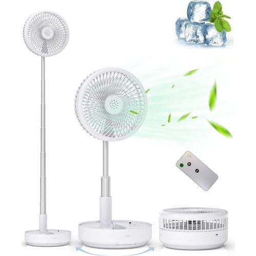 Vezeték nélküli teleszkópos hordozható ventilátor - 7200mAh
