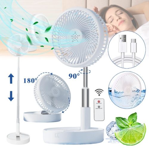 Vezeték nélküli teleszkópos hordozható ventilátor - 7200mAh