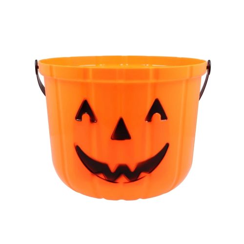 Halloween töklámpás vödör - 19x15cm