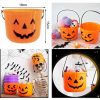 Halloween töklámpás vödör - 19x15cm