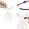 Kézműves medve figura díszítő készlet gyémántszemekkel - 15cm