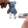 Kézműves medve figura díszítő készlet gyémántszemekkel - 15cm