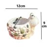 Dekoratív Csiga Virágtartó Cserép - 12cm