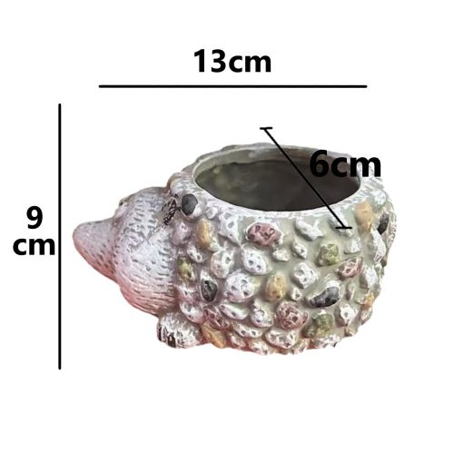 Dekoratív Süni Virágtartó Cserép - 14cm