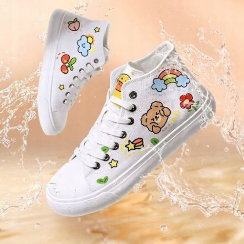 Kétfejű akril festék filctoll készlet hordozható tárolóban -48db