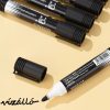 Tartós Permanent Marker Filctoll Fekete– 10 db