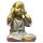 Aranyszínű Fülbefogó Bölcsesség Szobor,Kis Buddha - 23cm