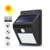 Solar Mozgásérzékelő Napelemes Kültéri Lámpa 20LED