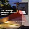 Solar Mozgásérzékelő Napelemes Kültéri Lámpa 20LED