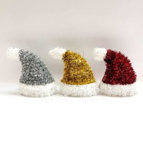 Dekoratív karácsonyi Mikulás sapka -35x27cm