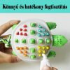 TPR fogtisztítós teknős húzókötéllel