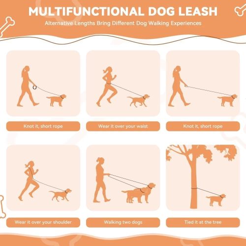 Multifunkcionális Kutya Kiképző Póráz-M - Szürke