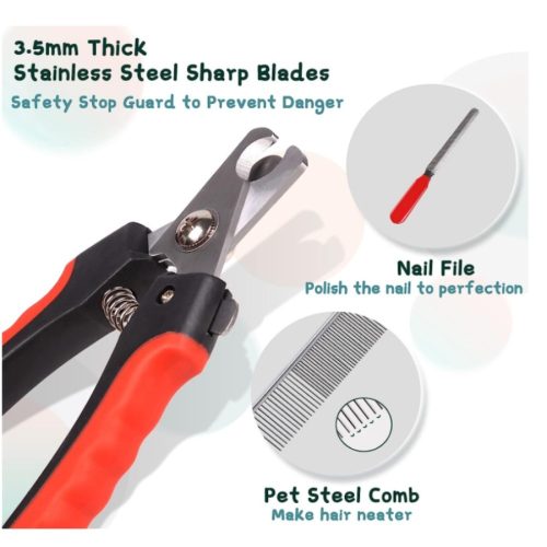 Kisállat kozmetikai szett-M - Piros