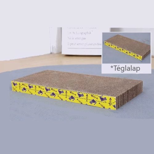 Macska kaparó deszka – szimpla, egyenes kivitel