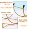 Cica merevítős mélytál-kicsi - Arany