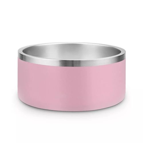 Kisállat speciális fém tál-14cm - Rózsaszín