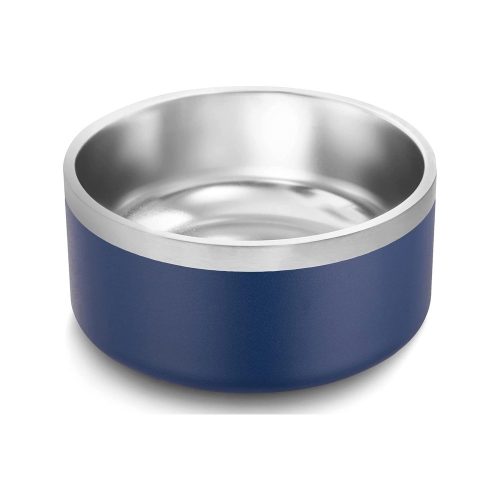 Kisállat speciális fém tál-14cm - Sötétkék