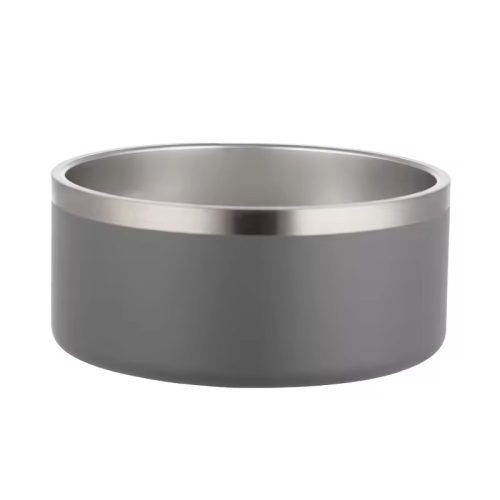 Kisállat speciális fém tál-16cm - Szürke