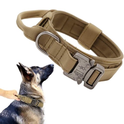 Taktikai kisállat kiképző nyakörv-XL - Khaki