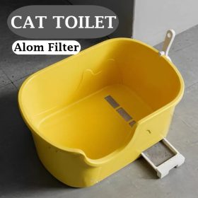 Filter magasfalú macska alomtálca lapáttal-közepes