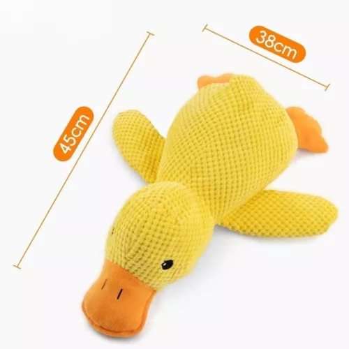 Csipogós kacsa plüss játék 45cm